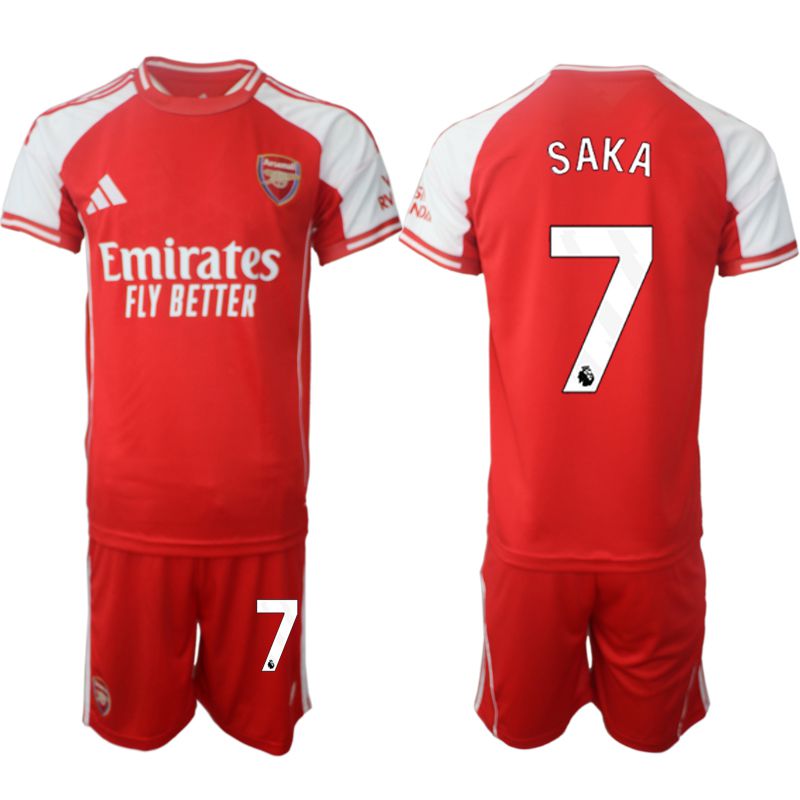 Men 2025-2026 Season Club Arsenal home red #7 Soccer Jersey